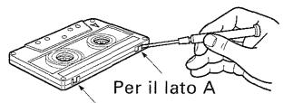 KENWOOD X-VH7 - Linguetta di sicurezza (dispositivo di protezione alla registrazione) - 1