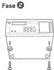 KENWOOD X-VH7 - Sostituzione dei piedini anteriori - 2