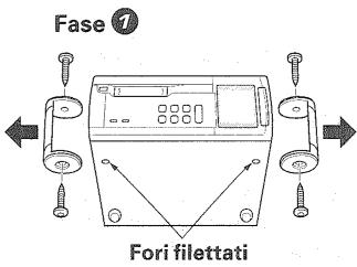 KENWOOD X-VH7 - Sostituzione dei piedini anteriori - 1
