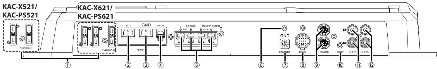 KENWOOD KAC-X621 - NOTE - 1
