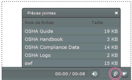 ADOBE PRESENTER 8.0 - A propos des pieces jointes - 1