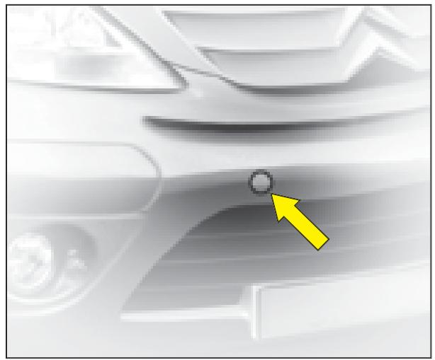CITROEN C3 1 - Anneau amovible de remorquage - 1