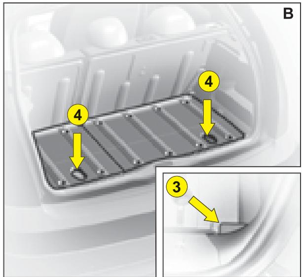 CITROEN C3 1 - Verrouillage de la tablette - 1