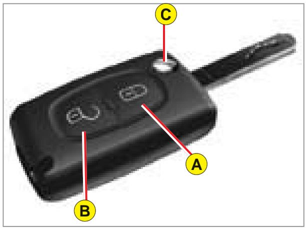 CITROEN C3 1 - Clé à télécommande - 1