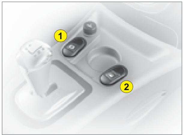 CITROEN C3 1 - Commandes des lève-vitres - 1