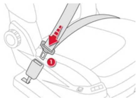 CITROEN C4 PICASSO 2013 - Ceintures avant - 1