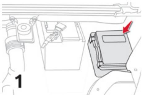 CITROEN C4 PICASSO 2013 - Fusibles dans le compartiment moteur - 1