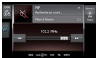 FIP Recherche en cours... Plam 5 Povois 102.2 MHz ADS CHA Ph TXT TA INFO