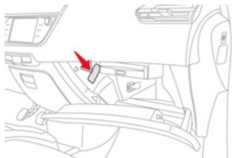 CITROEN C4 PICASSO 2013 - Boîte à gants - 1