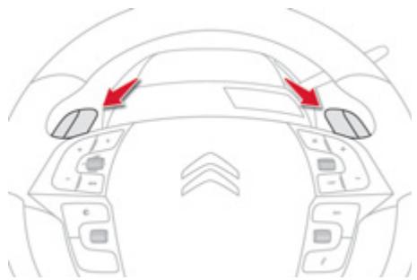 CITROEN C4 PICASSO 2013 - Commandes sous-volant - 1