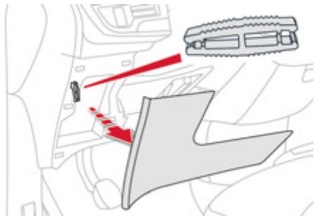 CITROEN C4 PICASSO 2013 - Accès à l'outillage - 1