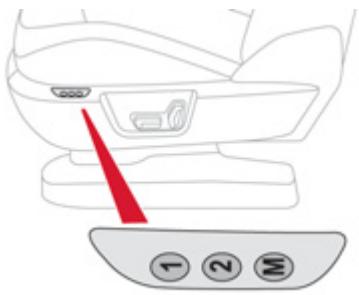 CITROEN C4 PICASSO 2013 - Mémorisation des positions de conduite - 1