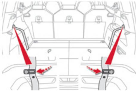 CITROEN C4 PICASSO 2013 - Ceintures de sécurité arrière 3ème rangée - 1