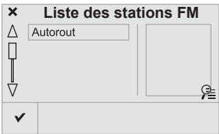 Liste des stations FM Autorout