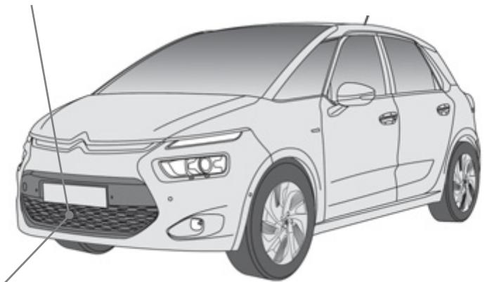 CITROEN C4 PICASSO 2013 - Distance alert - 3