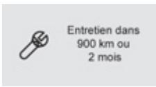 Entretien dans 900 km ou 2 mois