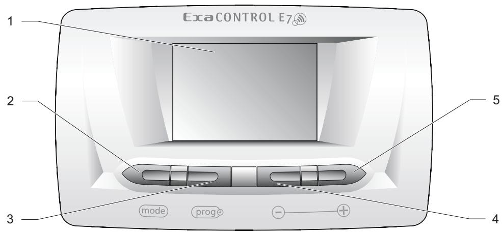 SAUNIER DUVAL EXACONTROL E7 Z RADIO - Quadro comandi - 1