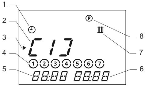 SAUNIER DUVAL EXACONTROL E7 Z RADIO - Programme chauffage hebdomadaire - 1