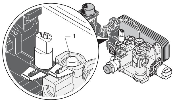 SAUNIER DUVAL ISOSPLIT CONDENS F 24 E - Réglage du début du circuit chauffage - 1