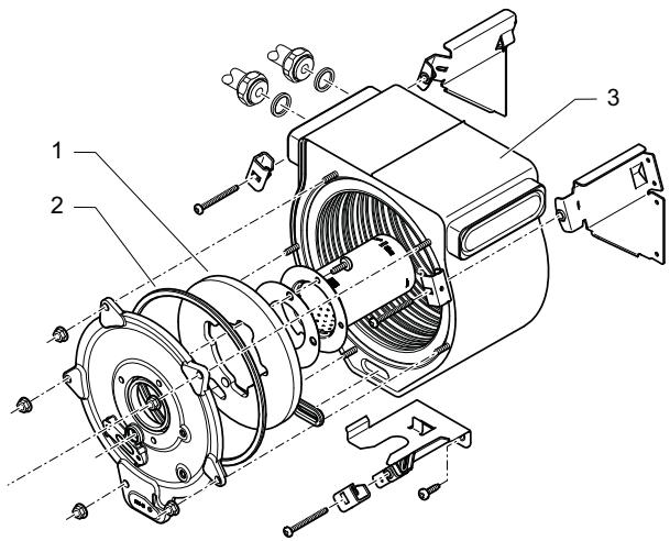 SAUNIER DUVAL ISOSPLIT CONDENS F 24 E - Ensemble brûleur - 1