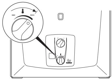 SAUNIER DUVAL OPALIAPLUS F17E - Réglage de la température de l'eau - 1