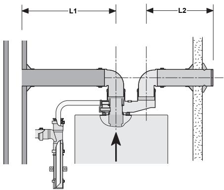 SAUNIER DUVAL OPALIAPLUS F17E - Système ventouse double flux conduit collectif 2 x Ø 80mm (installation de type C82) - 1