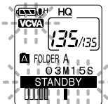 OLYMPUS DM-10 - Adjust the start/stop actuation level - 1