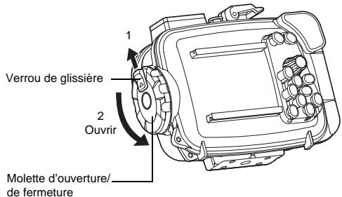 OLYMPUS PT-045 - Ouvrir le caisson - 1