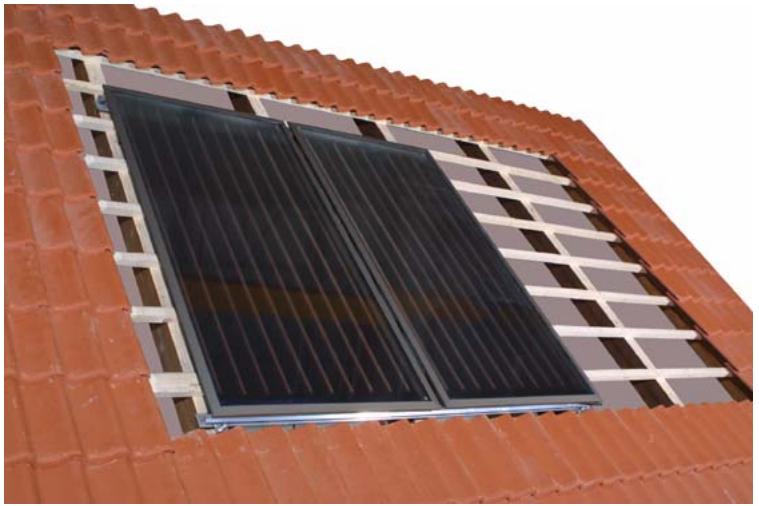 ELM LEBLANC CAPTEURS SOLAIRES FK260 - Tâche 1 - Fixation de la cornière support : - 4