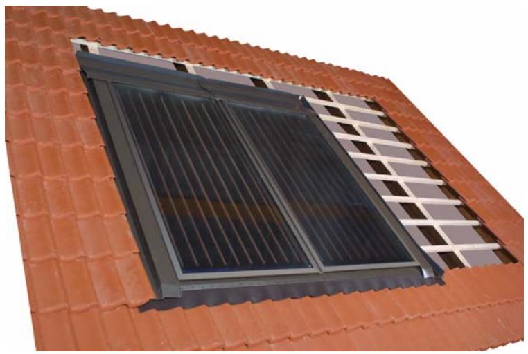 ELM LEBLANC CAPTEURS SOLAIRES FK260 - Tâche 3 - Fixation des tôles inférieures: - 2