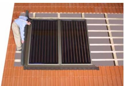 ELM LEBLANC CAPTEURS SOLAIRES FK260 - Tâche 3 - Fixation des tôles inférieures: - 3