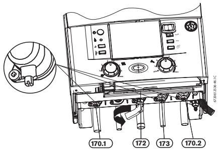 ELM LEBLANC MEGALIS CONDENS - Robinet entree eau froide sanitaire (173) - 1