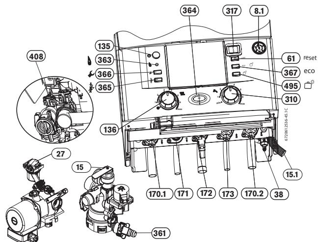 ELM LEBLANC MEGALIS CONDENS - Aperçu des fonctions - 1