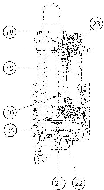 FRISQUET HYDROMOTRIX CONDENSATION 32 - COURBES DE PRESSION DISPONIBLE AUX BORNES DE LA CHAUDIERE - 7