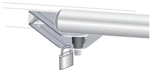 SOMFY SGS 501 - Accrochage / décrochage du vérin - 2