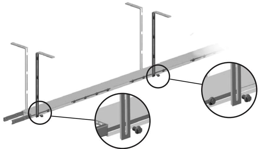 SOMFY GDK 4000 - Fixation du rail - 11