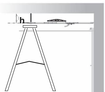 SOMFY GDK 4000 - Fixation du rail - 6