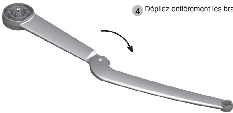 SOMFY SGA 6000 INTEGRAL - Repliez les deux bras de sorte que les rainures internes soient alignées. - 3