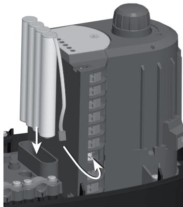 SOMFY SGA 6000 INTEGRAL - - Câblage et mise en place de la batterie - 2