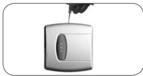 SOMFY TELIS 4 SOLIRIS RTS - Point une touche avec façade blanche - 2