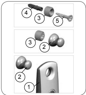 SOMFY TELIS 4 SOLIRIS RTS - Fixation du support - 1