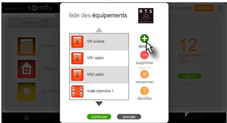 SOMFY BOX HD - - Onglet Mon installation - 4
