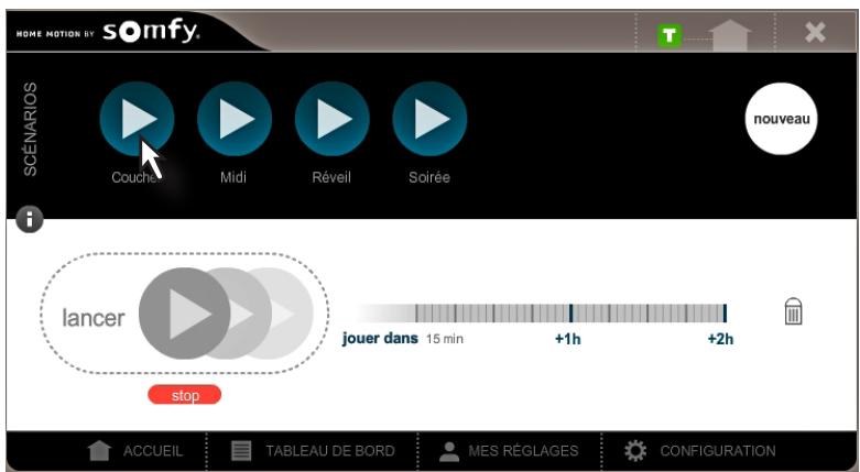 SOMFY BOX HD - - Modifier un scenario - 1