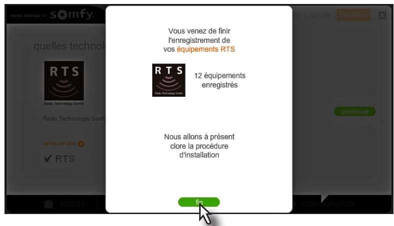 SOMFY BOX HD - A propos de l'enregistrement d'une motorisation de portail sur votre Somfy Box - 9