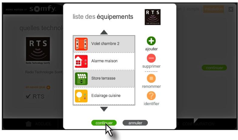 SOMFY BOX HD - A propos de l'enregistrement d'une motorisation de portail sur votre Somfy Box - 8