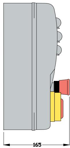 CAME ZL80C - Dimensions, distances et trous de fixation - 3