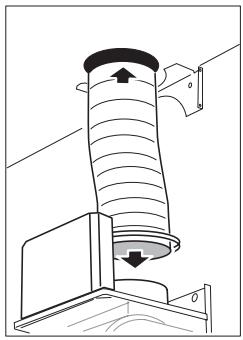 MIELE DA 218 - Raccord d'évacuation pour l'extraction d'air - 1