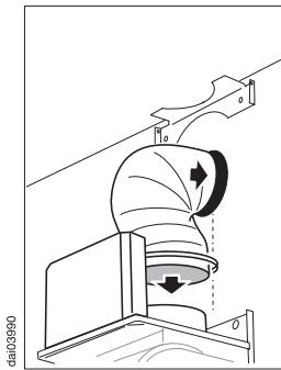 MIELE DA 218 - Raccord d'évacuation pour l'extraction d'air - 2