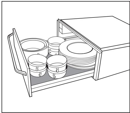 MIELE EGW 601-14 - Chargement du tiroir - 1