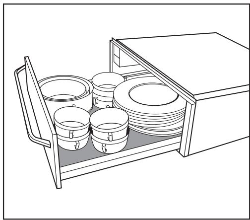 MIELE EGW 602-14 - Chargement du tiroir - 1